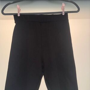 H&M Black Ribbed Bike Shorts